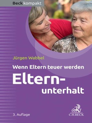 cover image of Elternunterhalt